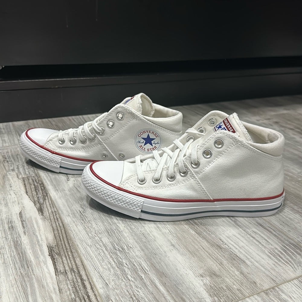 White Converse CTAS Madison Mid
